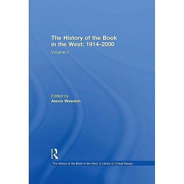 The History of the Book in the West: 1914-2000