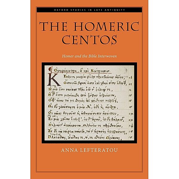 The Homeric Centos, Anna Lefteratou