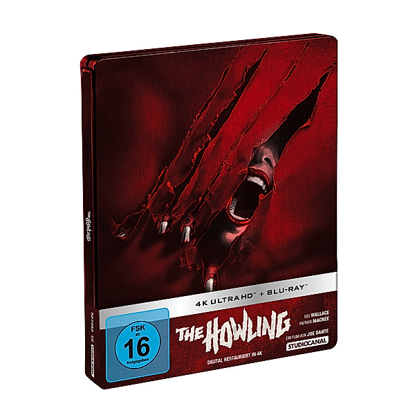 The Howling - Das Tier (4K Ultra HD) - Steelbook, Patrick Macnee,Dennis Dugan Dee Wallace