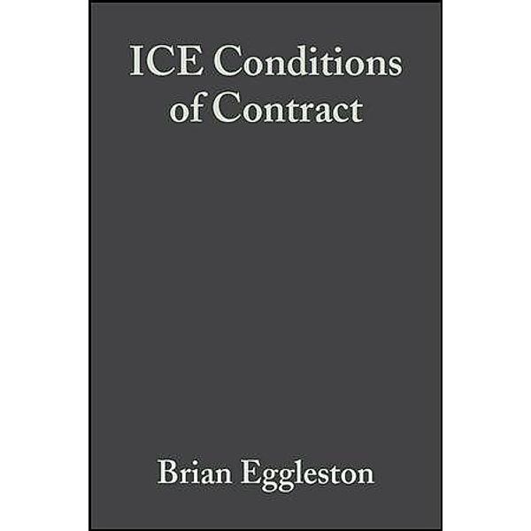 The ICE Conditions of Contract, Brian Eggleston