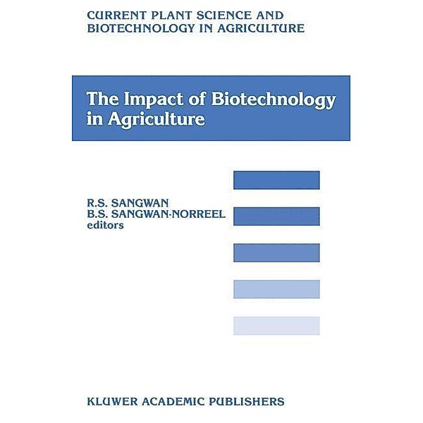 The Impact of Biotechnology on Agriculture / Current Plant Science and Biotechnology in Agriculture Bd.8