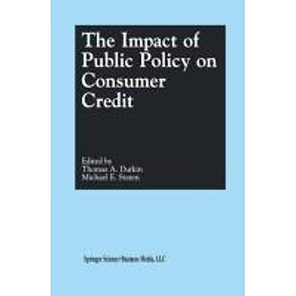 The Impact of Public Policy on Consumer Credit