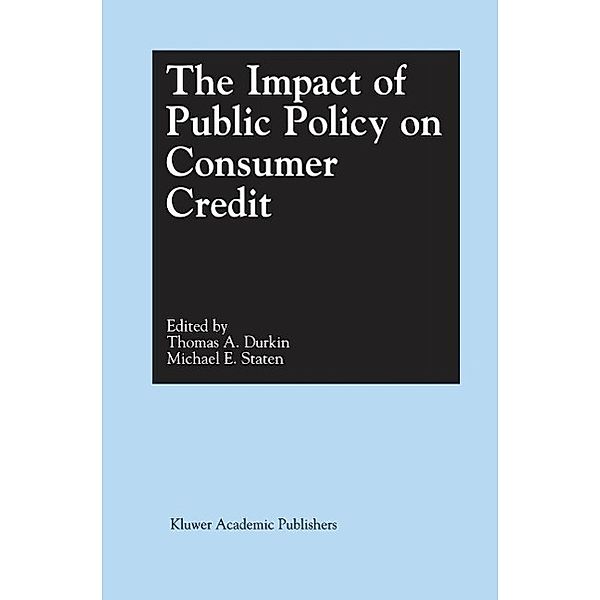 The Impact of Public Policy on Consumer Credit