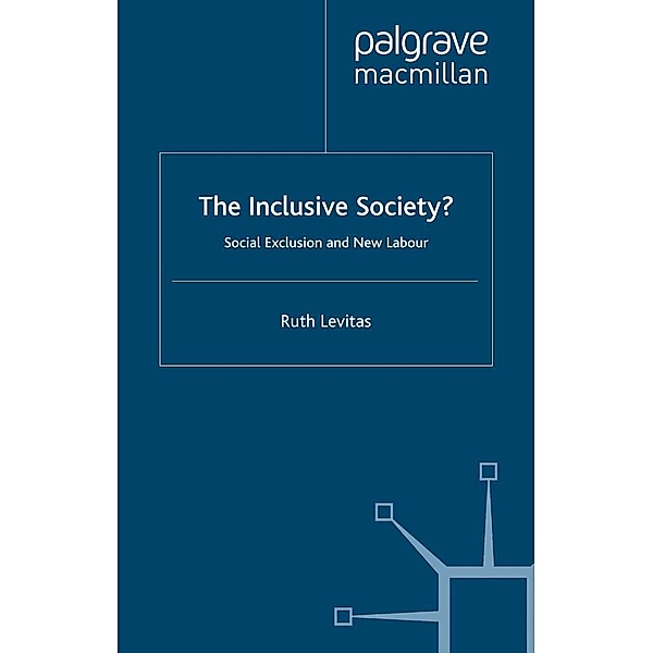 The Inclusive Society?, Ruth Levitas