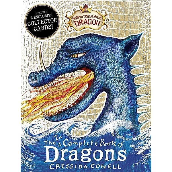 The Incomplete Book of Dragons, w. Poster & 4 Collector Cards, Cressida Cowell