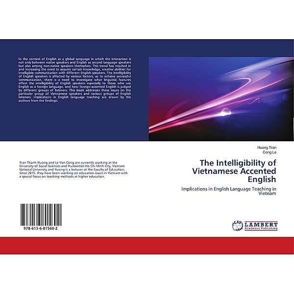 The Intelligibility of Vietnamese Accented English, Huong Tran, Cong Le