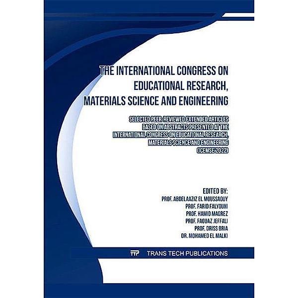 The International Congress on Educational Research, Materials Science and Engineering