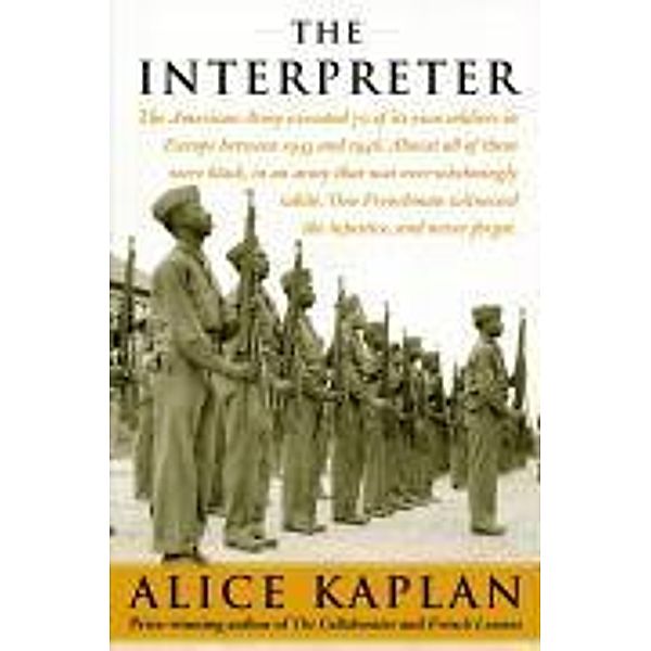 The Interpreter, Alice Kaplan