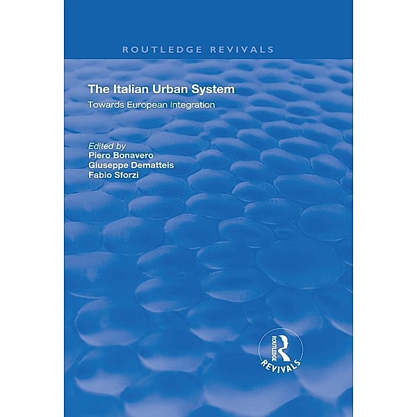 The Italian Urban System / Routledge Revivals
