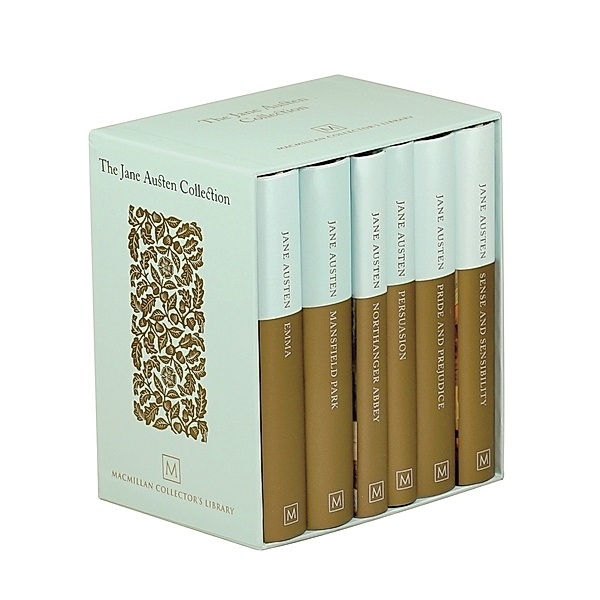 The Jane Austen Collection, m.  Buch, m.  Buch, m.  Buch, m.  Buch, m.  Buch, m.  Buch, 6 Teile, Jane Austen