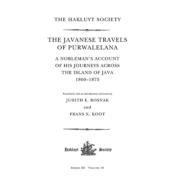 The Javanese Travels of Purwalelana