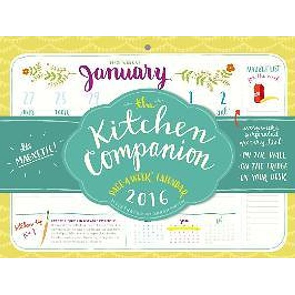 The Kitchen Companion: Page-A-Week Calendar, Sarah Smith