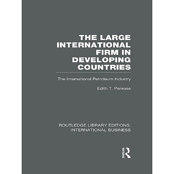 The Large International Firm (RLE International Business), Edith Penrose