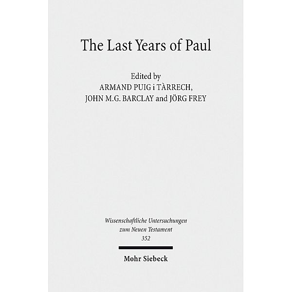 The Last Years of Paul