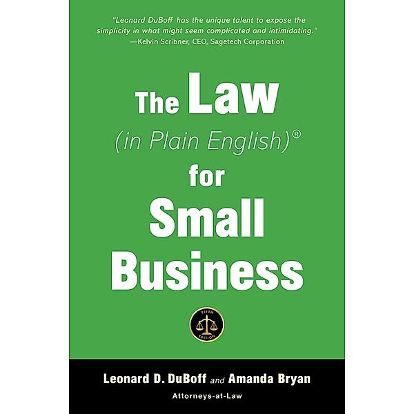 The Law (in Plain English) for Small Business (Fifth Edition), Leonard D. Duboff, Amanda Bryan