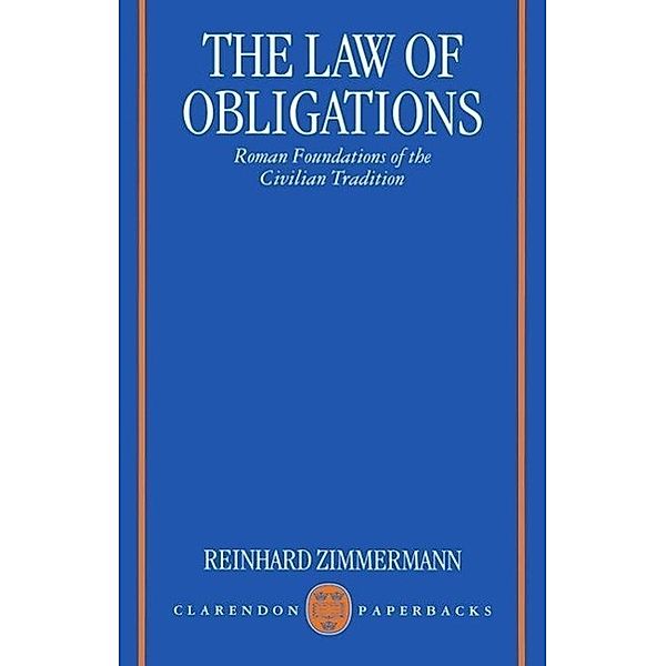 The Law of Obligations, Reinhard Zimmermann