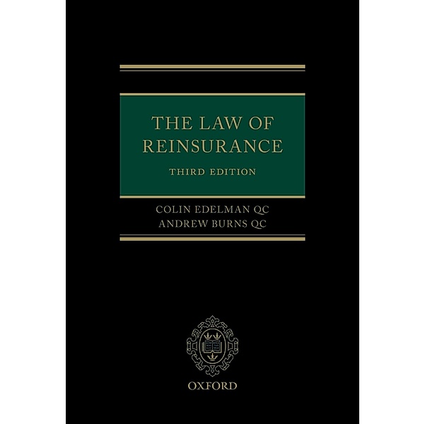 The Law of Reinsurance, Qc Edelman, Qc Burns