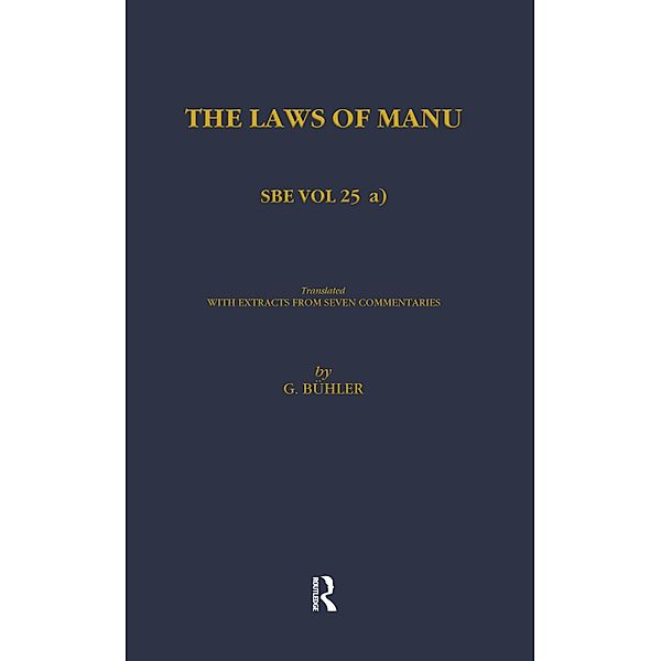 The Laws of Manu, F. Max Muller, Georg Buhler