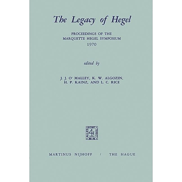The Legacy of Hegel