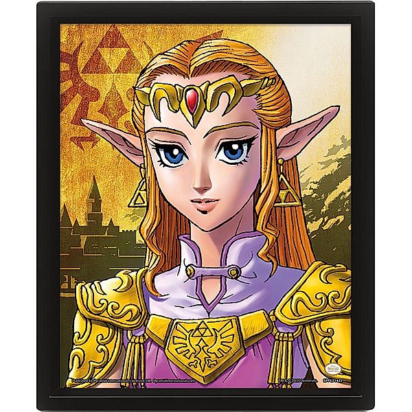 THE LEGEND OF ZELDA (ZELDA TO SHEIK) - FRAMED