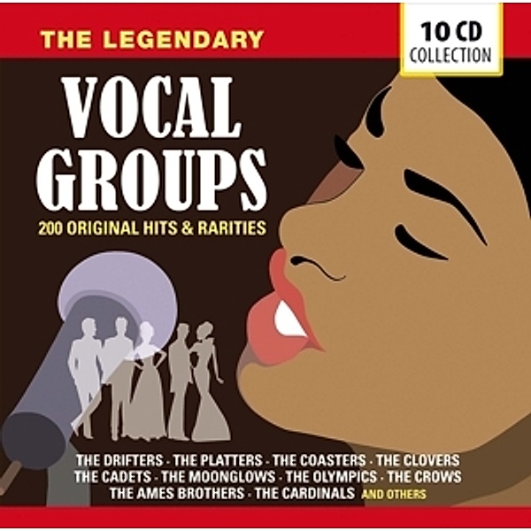 The Legendary Vocal Groups-200 Hits & Rarities, The Platters, The Drifters, The Coasters