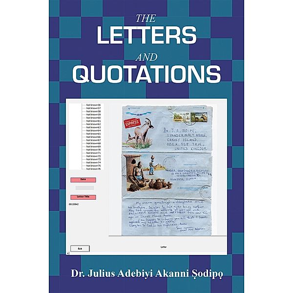 The Letters  and  Quotations, Julius Adebiyi Akanni Odip?