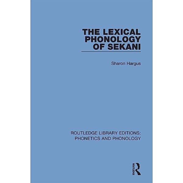 The Lexical Phonology of Sekani, Sharon Hargus