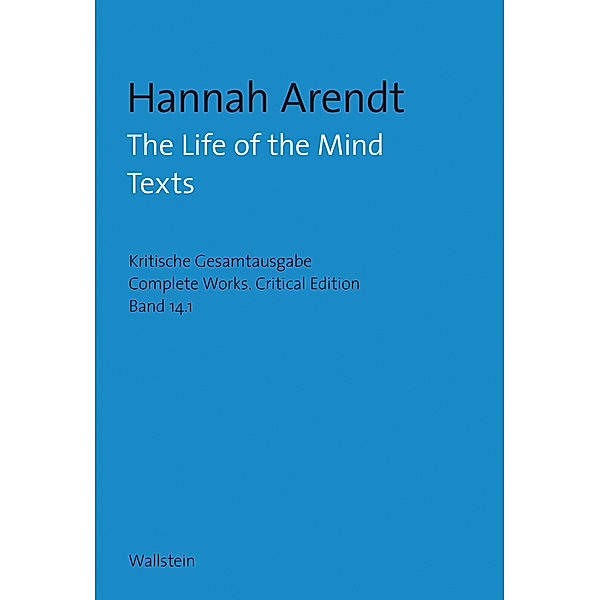 The Life of the Mind, 2 Teile, Hannah Arendt