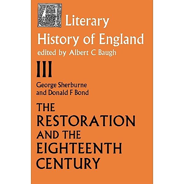 The Literary History of England