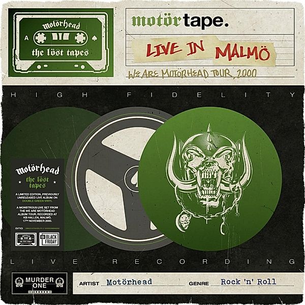 The Löst Tapes Vol.3 (Live In Malmö 2000) (Vinyl), Motörhead