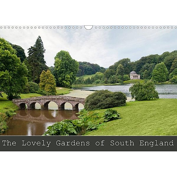 The Lovely Gardens of South England (Wall Calendar 2023 DIN A3 Landscape), Juergen Lueftner