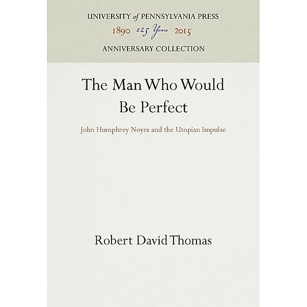 The Man Who Would Be Perfect, Robert David Thomas