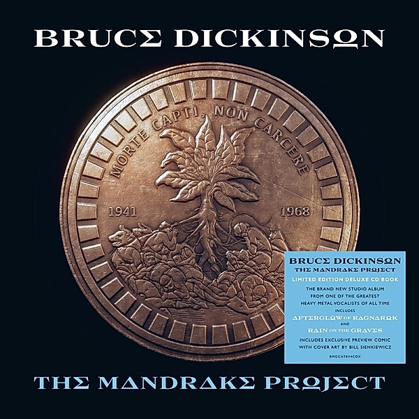 The Mandrake Project (Super Deluxe Bookpack Edition), Bruce Dickinson