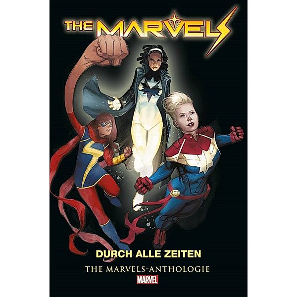 The Marvels Anthologie, G. Willow Wilson, Paolo Villanelli, Roy Thomas, Gene Colan, Chris Claremont, John Byrne, Roger Stern, John Romita Jr., Clint McElroy, Ig Guara, Carolin Hidalgo, Michael Strittmatter