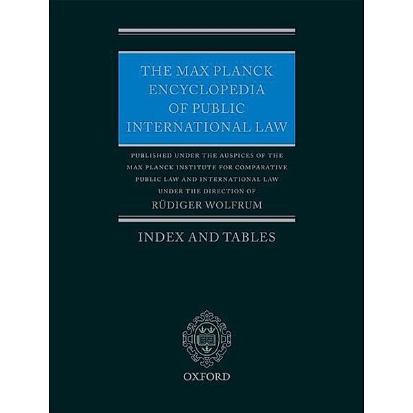 The Max Planck Encyclopedia of Public International Law