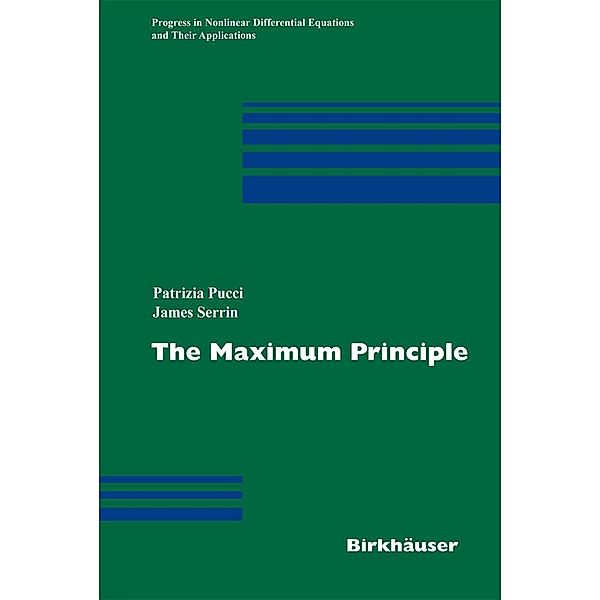 The Maximum Principle, Patrizia Pucci, J. B. Serrin
