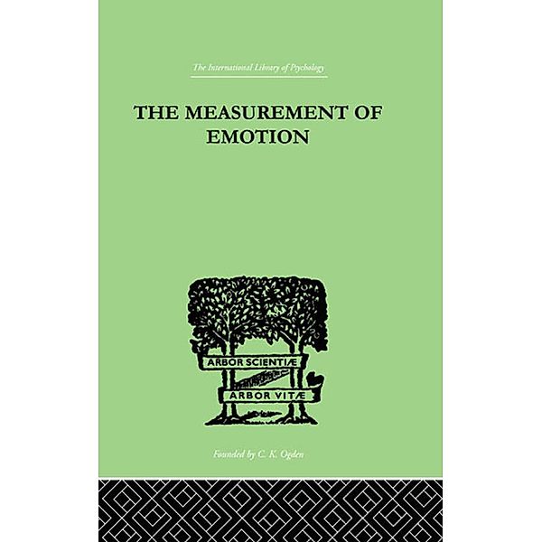 The Measurement of Emotion, W. Whately Smith