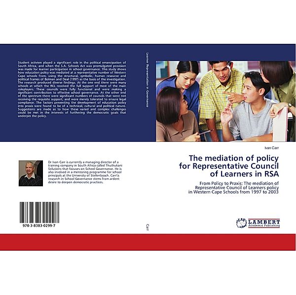The mediation of policy for Representative Council of Learners in RSA, Ivan Carr