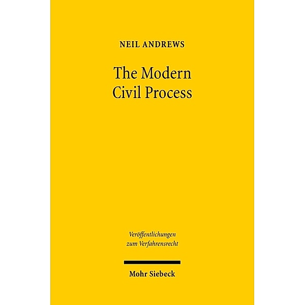 The Modern Civil Process, Neil Andrews