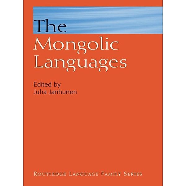 The Mongolic Languages