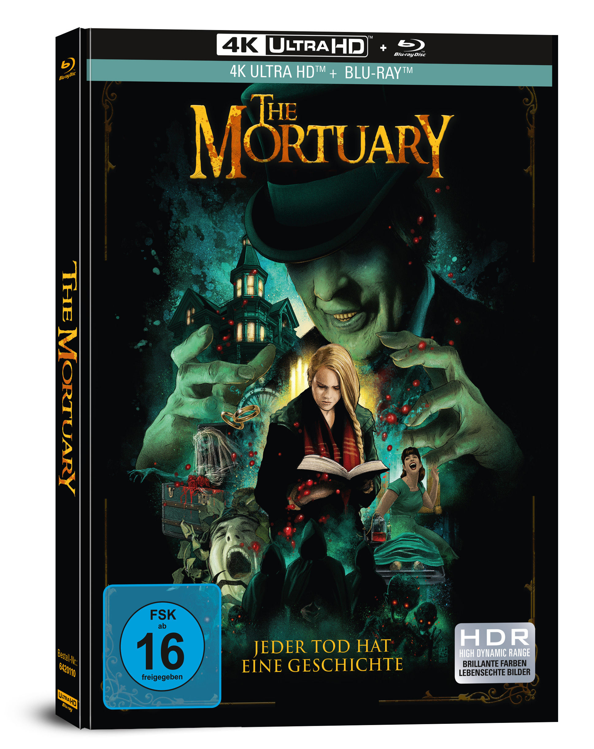 Image of The Mortuary: Jeder Tod hat eine Geschichte - 2-Disc Limited Collector's Edition im Mediabook (4K Ultra HD)