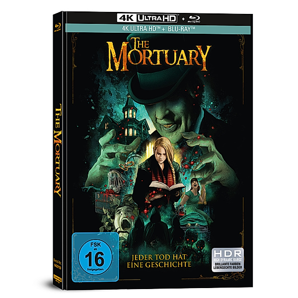 The Mortuary: Jeder Tod hat eine Geschichte - 2-Disc Limited Collector's Edition im Mediabook (4K Ultra HD), Ryan Spindell