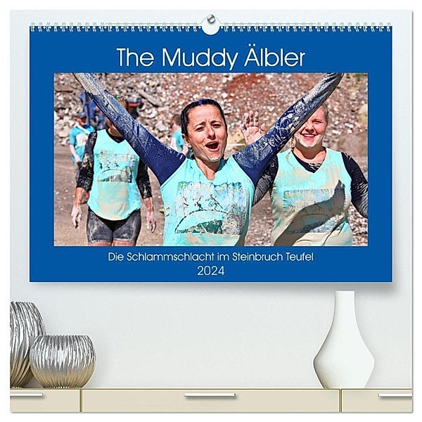 The Muddy Älbler (hochwertiger Premium Wandkalender 2024 DIN A2 quer), Kunstdruck in Hochglanz, Günther Geiger