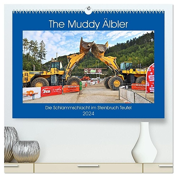 The Muddy Älbler (hochwertiger Premium Wandkalender 2024 DIN A2 quer), Kunstdruck in Hochglanz, Günther Geiger