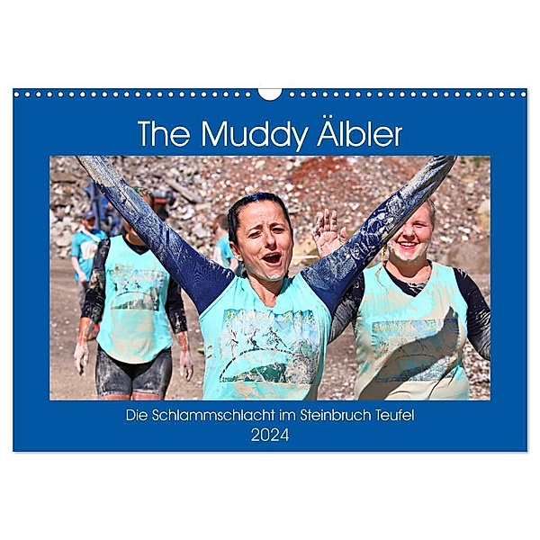 The Muddy Älbler (Wandkalender 2024 DIN A3 quer), CALVENDO Monatskalender, Günther Geiger
