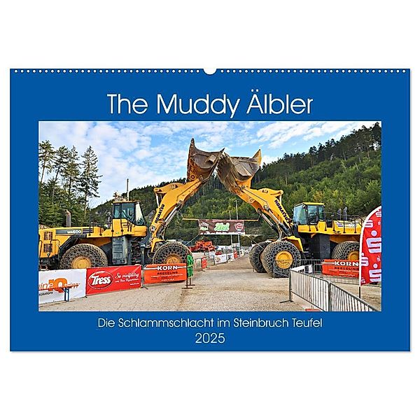 The Muddy Älbler (Wandkalender 2025 DIN A2 quer), CALVENDO Monatskalender, Calvendo, Günther Geiger
