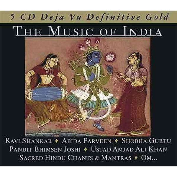 The Music of India, 5 CDs, Diverse Interpreten