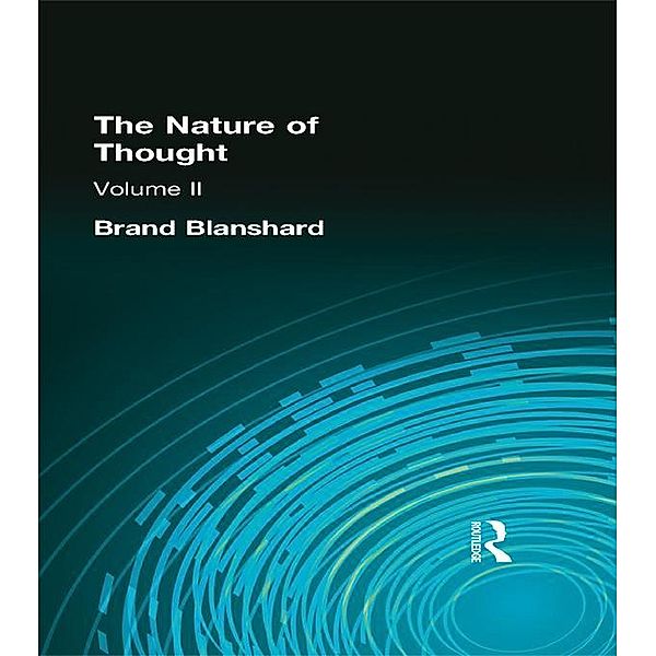 The Nature of Thought, Brand Blanshard