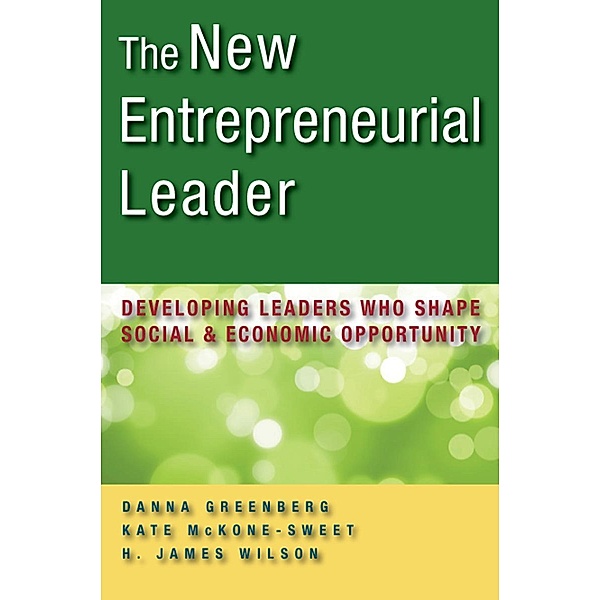 The New Entrepreneurial Leader, Danna Greenberg, Kate Mckone-Sweet, H. James Wilson