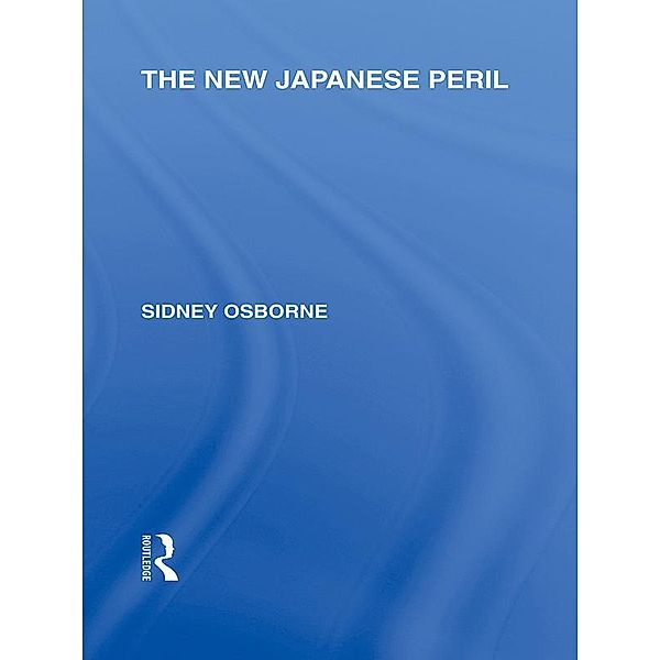 The New Japanese Peril, Sidney Osborne